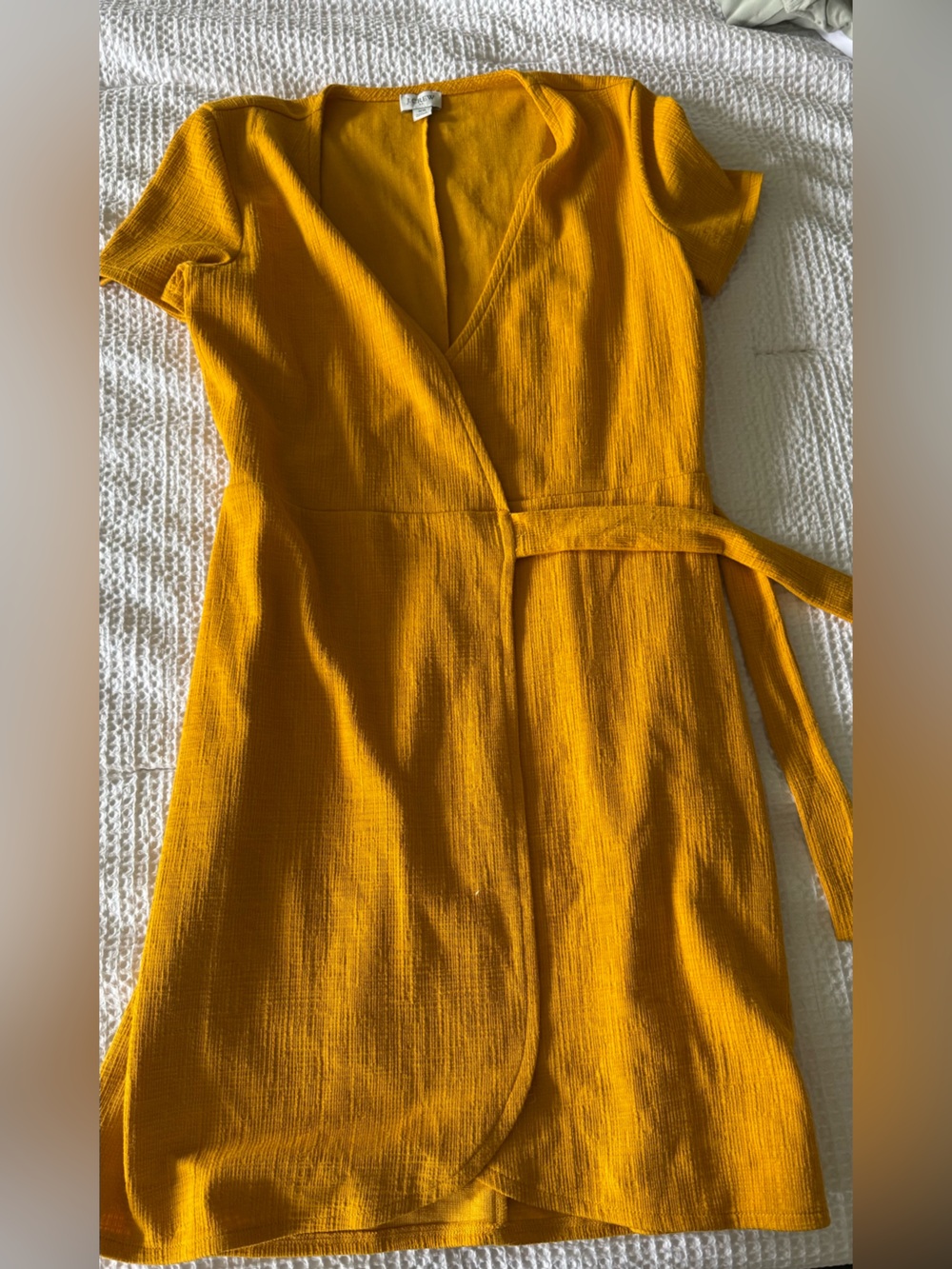 J Crew Women’s Mustard Wrap Dress